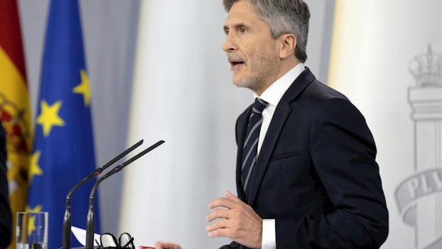 ep el ministro del interior fernando grande-marlaska durante una rueda de prensa para valorar la