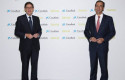 ep el presidente de bankia jose ignacio goirigolzarri y el consejero delegado de caixabank gonzalo