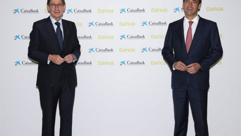 ep el presidente de bankia jose ignacio goirigolzarri y el consejero delegado de caixabank gonzalo ep el presidente de bankia jose ignacio goirigolzarri y el consejero delegado de caixabank gonzalo