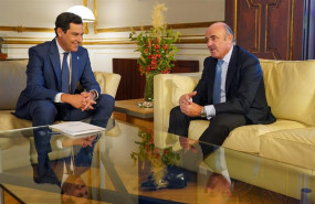 ep el presidente de la junta juanma moreno reunido con el vicepresidente del banco central europeo 20191004162903