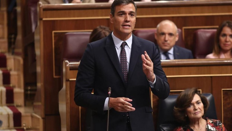 El presidente del Gobierno en funciones, Pedro Sánchez, en el Congreso | Eduardo Parra - Europa Press ep el presidente del gobierno en funciones pedro sanchez responde a las preguntas del presidente del