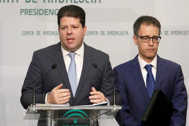 Fabian Picardo, ministro principal del Gobierno de Gibraltar, en rueda de prensa | EUROPA PRESS ep fabian picardo ministro principalgobiernogibraltar en ruedaprensa