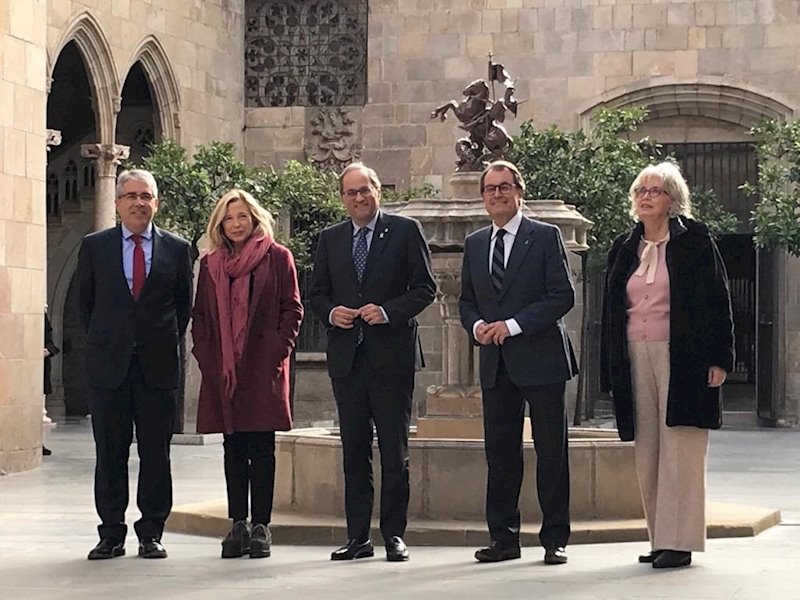 ep francesc homs joana ortega quim torra artur mas e irene rigau