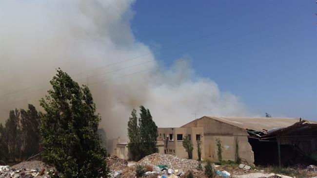 Incendio en una fábrica de madera en Sollana | BOMBEROS VALENCIA ep incendiouna fabricamaderasollana