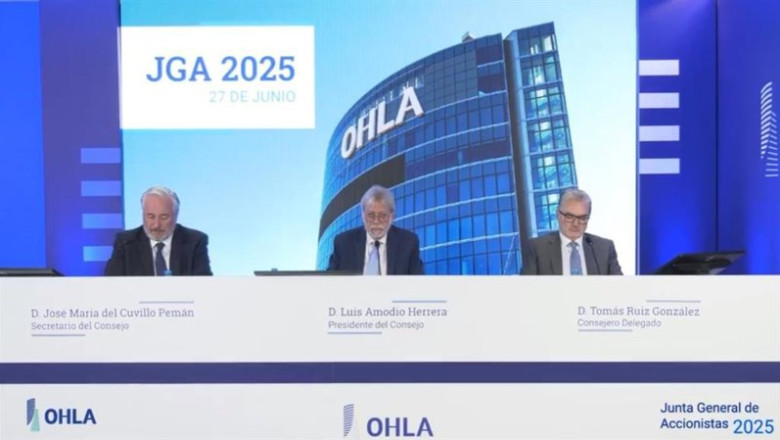 EUROPA PRESS ep junta de accionistas de ohla de 2025