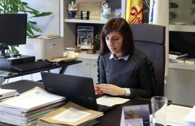 ep la conselleira de medio ambiente territorio e vivenda angeles vazquez en una reunion telematica