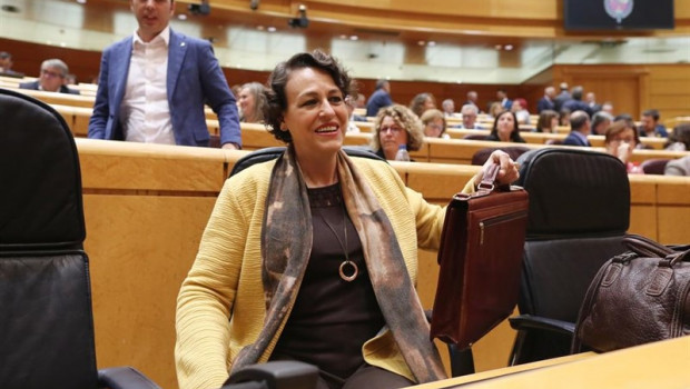 ep la ministra de trabajo migraciones y seguridad social en funciones magdalena valerio durante la