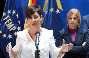 ep la ministra de vivienda y agenda urbana isabel rodriguez durante una reunion con la junta de