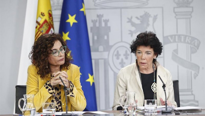La ministras de Hacienda y de Educación, María Jesús Montero e Isabel Celáa, en rueda de prensa tras el Consejo de Ministros | Eduardo Parra - Europa Press - Archivo ep la ministras de hacienda y de educacion maria jesus montero e isabel celaa en rueda de prensa