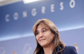 ep la portavoz de junts en el congreso laura borrs ofrece una rueda de prensa en el congreso de los