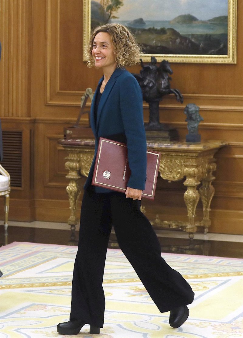ep la presidenta del congreso meritxell batet en el palacio de la zarzuela