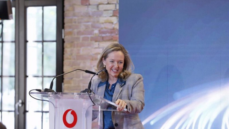 ep la vicepresidenta primera de asuntos economicos y transformacion digital nadia calvino en la