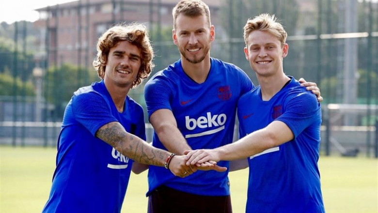 Los nuevos jugadores del FC Barcelona Antoine Griezmann, Neto y Frenkie De Jong | FCB ep los nuevos jugadoresfc barcelona antoine griezmann netofrenkiejong
