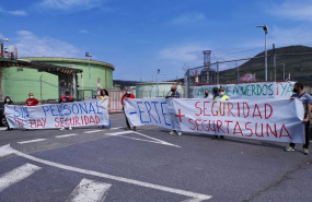 ep manifestacion en muskiz bizkaia de trabajadores de petronor contra el erte archivo