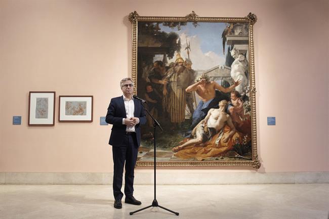 El Museo Thyssen presenta la restauración del cuadro La muerte de Jacinto | EUROPA PRESS ep museo thyssen presentarestauracioncuadromuertejacinto
