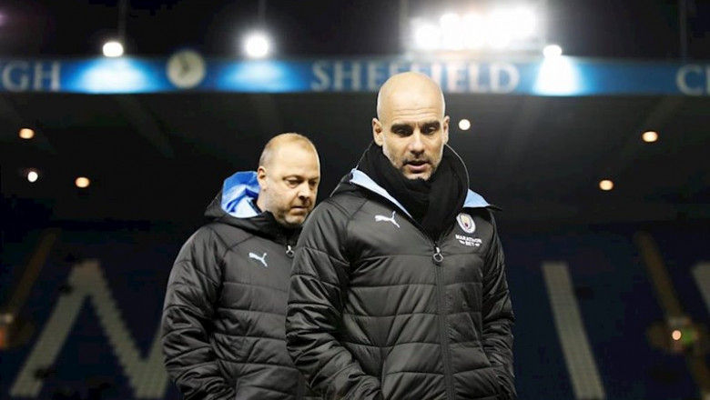 ep pep guardiola durante un partido del manchester city ep pep guardiola durante un partido del manchester city