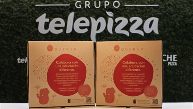ep telepizza visibiliza en sus cajas la labor de fundacion querer para dar voz a ninos con trastorno
