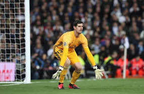 ep thibaut courtois jugando con el real madrid