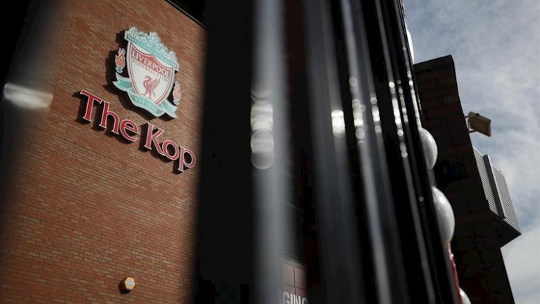 ep vista general del estadio de anfield en liverpool ep vista general del estadio de anfield en liverpool