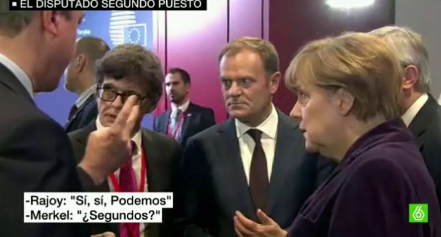 Merkel., Rajoy, Podemos Merkel., Rajoy, Podemos
