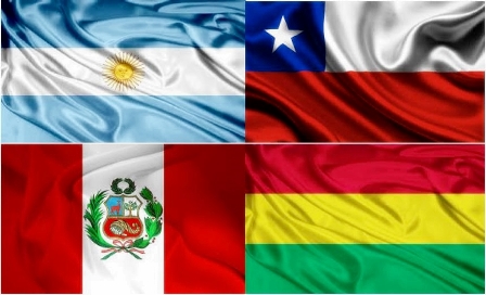 banderas argentina bolivia peru chile