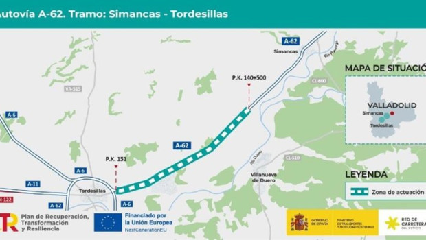 ep a 62 entre simancas y tordesilals valladolid