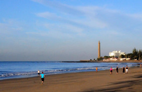 ep archivo   la playa de maspalomas en gran canaria