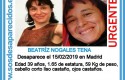 ep beatriz nogales tena desaparecidamadrid14febrero ep beatriz nogales tena desaparecidamadrid14febrero