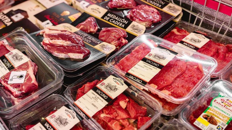 ep carne en un supermercado de dia