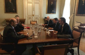ep el ministro de politica territorial y funcion publica en funciones luis planas se reune con los