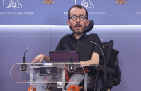 ep el portavoz de unidas podemos en el congreso de los diputados pablo echenique este martes en el