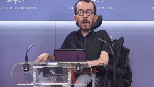 ep el portavoz de unidas podemos en el congreso de los diputados pablo echenique este martes en el