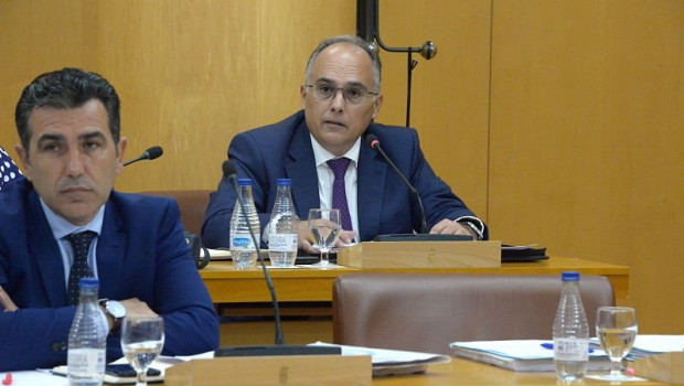 ep el portavoz del gobierno de ceuta alberto gaitan interviene en un pleno de la asamblea en una