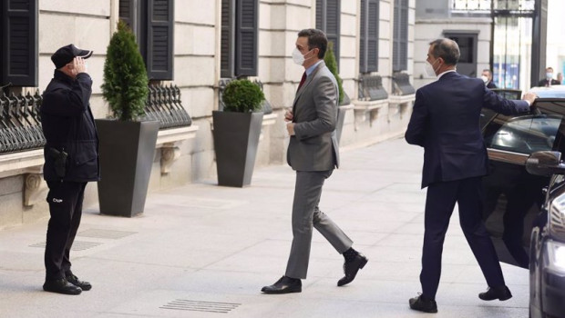 ep el presidente del gobierno pedro sanchez a su llegada a una sesion plenaria en el congreso