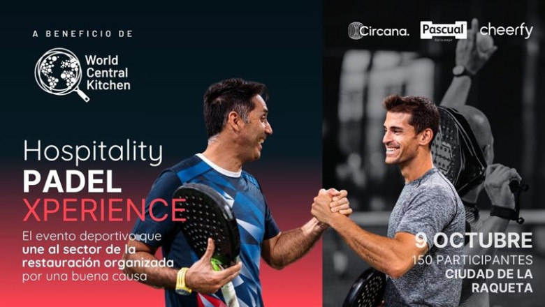 ep la restauracion organizada se une el hospitality padel xperience para recaudar fondos a favor de