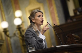 ep la vicepresidenta segunda y ministra de trabajo yolanda diaz interviene durante una sesion