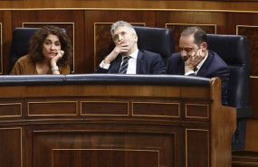 ep los ministros de hacienda justicia y fomento maria jesus montero fernando grande-marlaska y jose