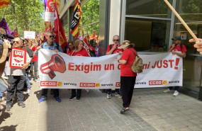 ep momento de la manifestacion de los trabajadores del sector contact center ep momento de la manifestacion de los trabajadores del sector contact center