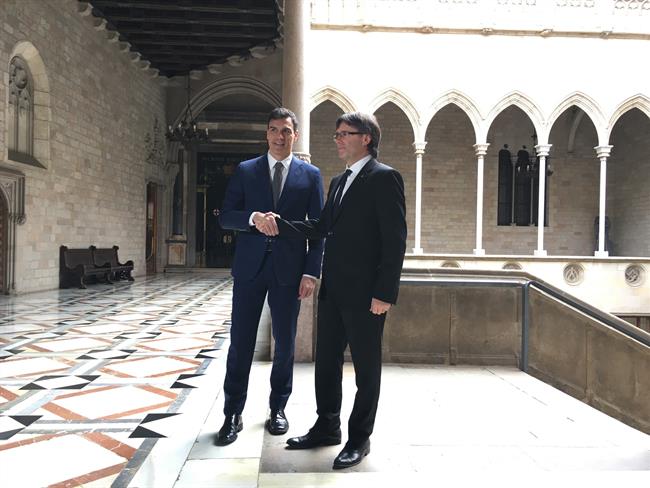 Pedro Sánchez y Carles Puigdemont | EUROPA PRESS ep pedro sanchezcarles puigdemont