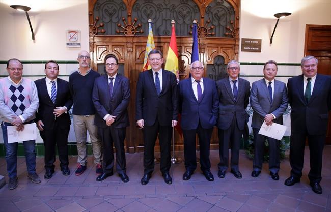 Reunión Generalitat-Ascer. Puig, Soler, Àlvaro e Illueca | GVA ep reunion generalitat-ascer puig soler lvaro e illueca