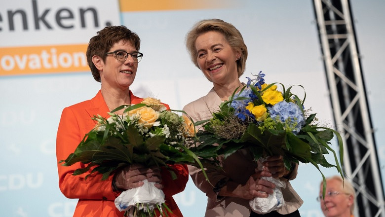 Annegret Kramp Karrenbauer (CDU) y Ursula von der Leyen (Comisión Europea) | CDU (Flickr) annegret kramp karrenbauer cdu ursula von der leyen comision europea