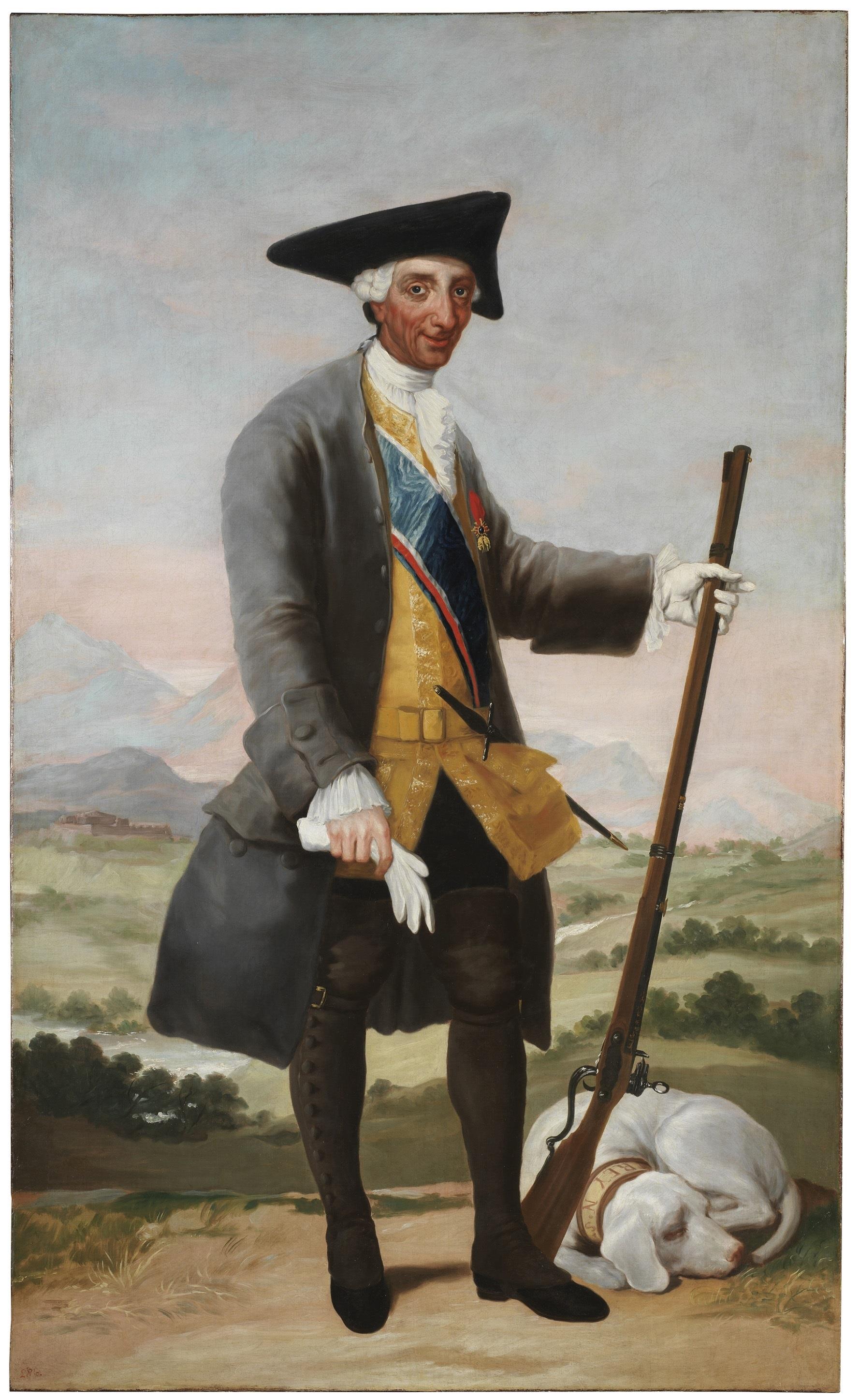 carlos iii cazador de francisco de goya