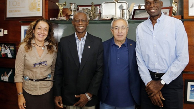 ep alejandro blanco recibesu homologocomite olimpico cubano roberto leon richards