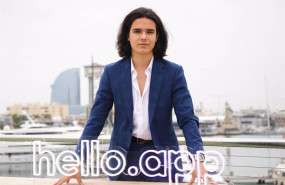 ep archivo   el fundador de helloapp alvaro pintado santaularia en la oficinas de la startup en