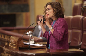 ep archivo   la ministra de hacienda y funcion publica maria jesus montero interviene en un pleno de