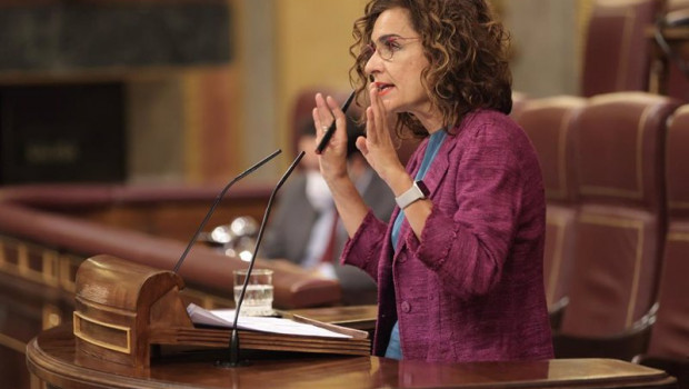 ep archivo   la ministra de hacienda y funcion publica maria jesus montero interviene en un pleno de