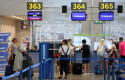 ep archivo   puestos de embarque de ryanair en el aeropuerto costa del sol