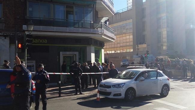 Atraco en una sucursal bancaria en Usera | EUROPA PRESS ep atracouna sucursal bancariausera