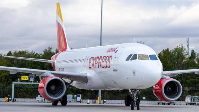 ep avion de iberia express en manchester