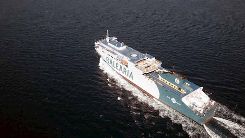 BALEÀRIA INCORPORA EL 'MARIE CURIE', EL CUARTO 'SMART SHIP' QUE PODRÁ NAVEGAR A GAS NATURAL | BALEÀRIA - Archivo ep baleria incorpora el marie curie el cuarto smart ship que podra navegar a gas natural
